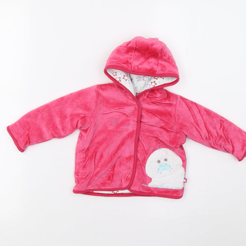 M&S Girls Pink   Jacket  Size 3-6 Months