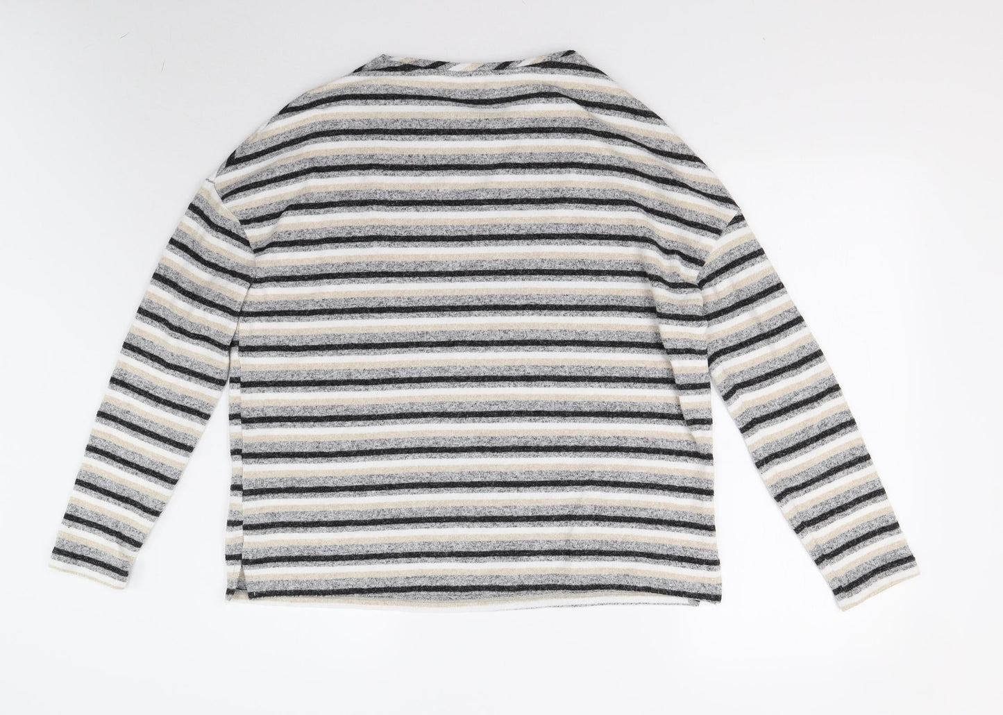 Dorothy Perkins Womens Multicoloured Striped Knit Pullover Jumper Size 10