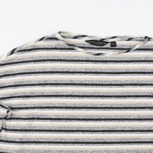 Dorothy Perkins Womens Multicoloured Striped Knit Pullover Jumper Size 10