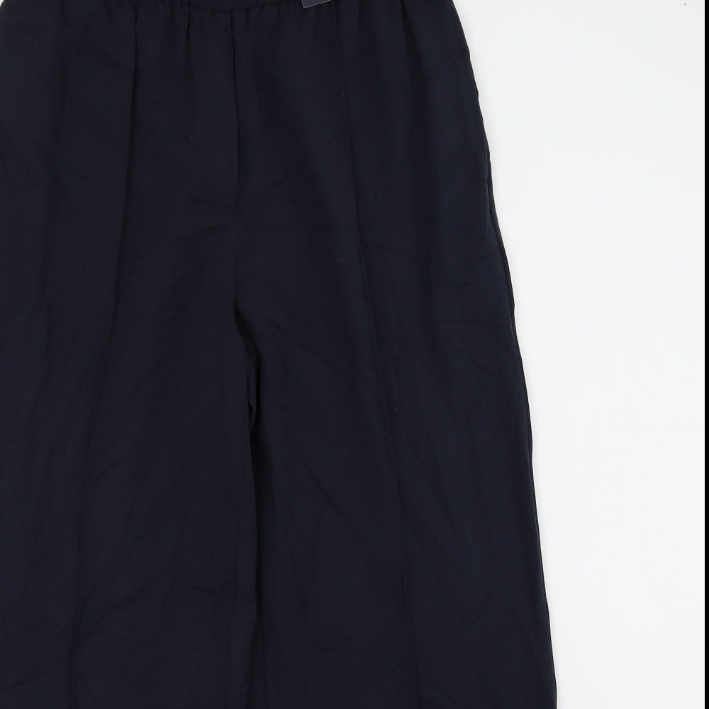 M&S Womens Blue   Trousers  Size 14 L27 in