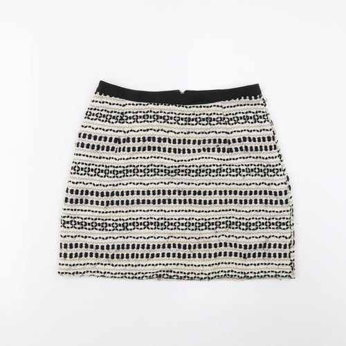 New Look Womens Multicoloured Geometric  Mini Skirt Size 8
