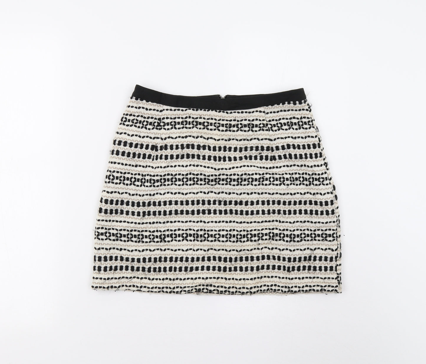 New Look Womens Multicoloured Geometric  Mini Skirt Size 8