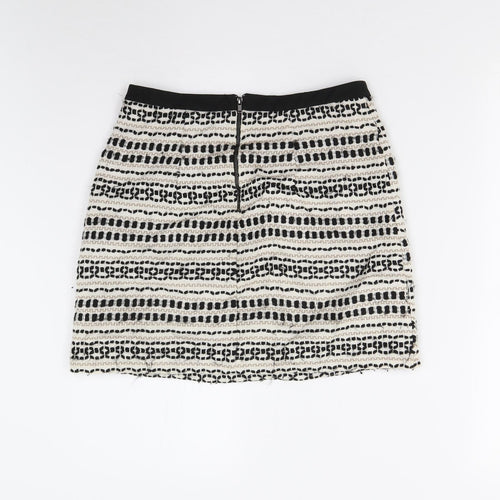 New Look Womens Multicoloured Geometric  Mini Skirt Size 8