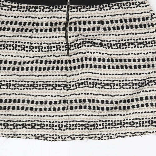 New Look Womens Multicoloured Geometric  Mini Skirt Size 8