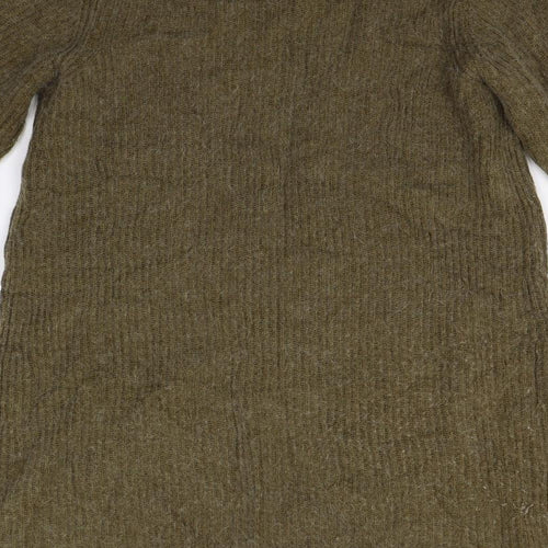 Topshop Womens Green  Knit Pullover Jumper Size 10