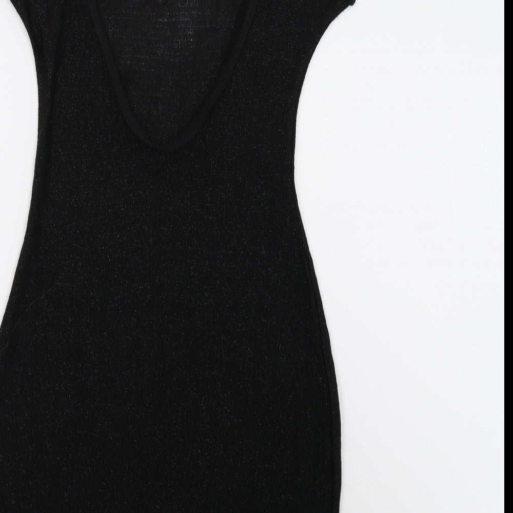 MiM Womens Black  Knit Bodycon  Size 12