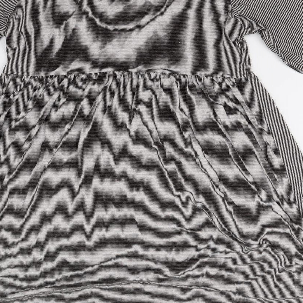 H&M Womens Multicoloured Striped  T-Shirt Dress  Size L
