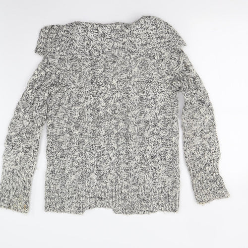 NEXT Womens Grey  Knit Cardigan Jumper Size S