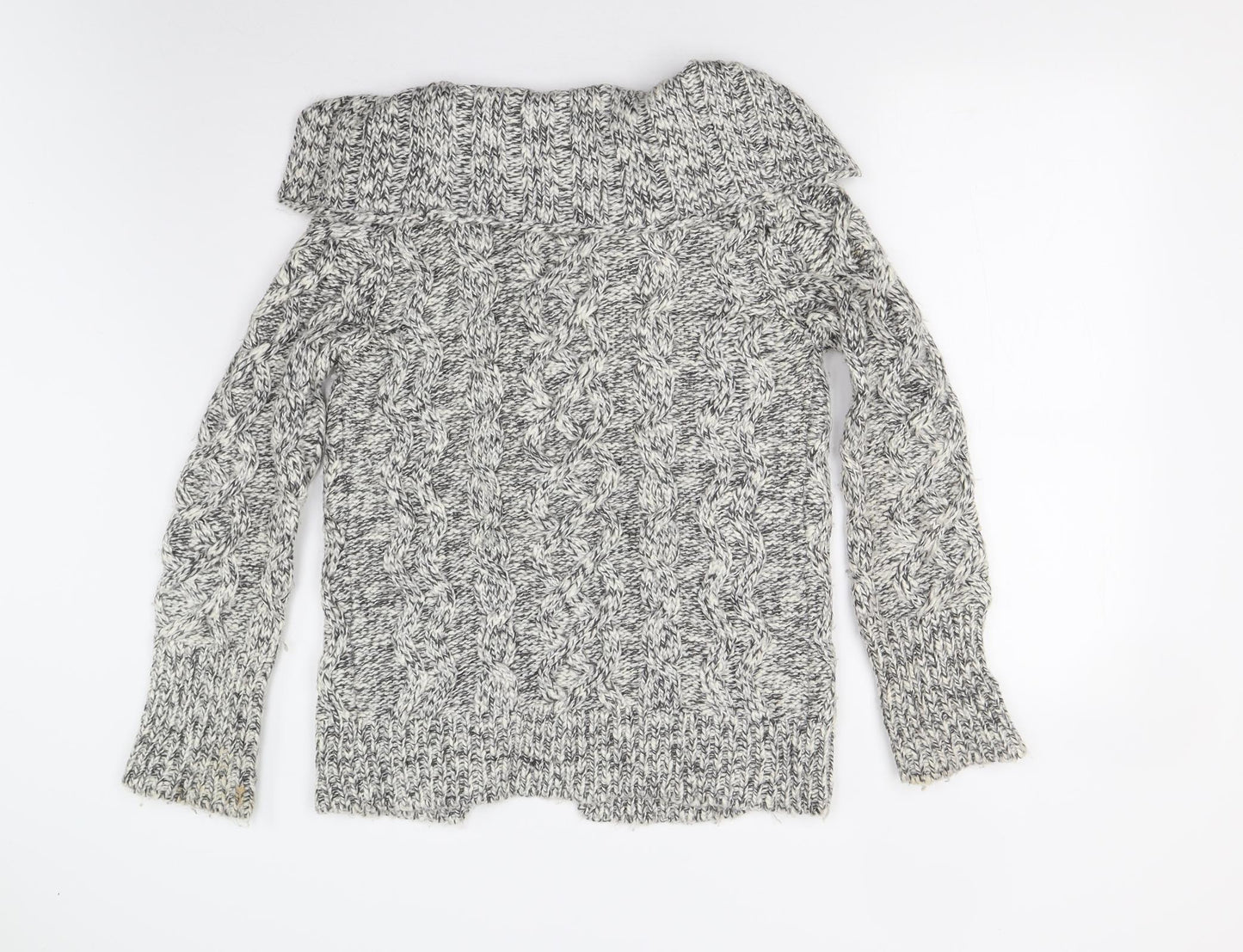 NEXT Womens Grey  Knit Cardigan Jumper Size S