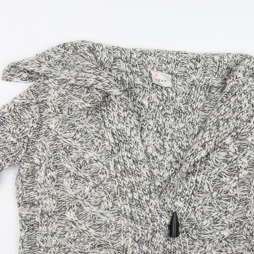 NEXT Womens Grey  Knit Cardigan Jumper Size S