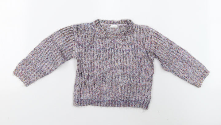 NEXT Girls Multicoloured Pullover Jumper Size 7 Years