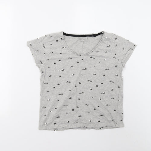 NEXT Womens Grey   Babydoll Pyjama Top Size S