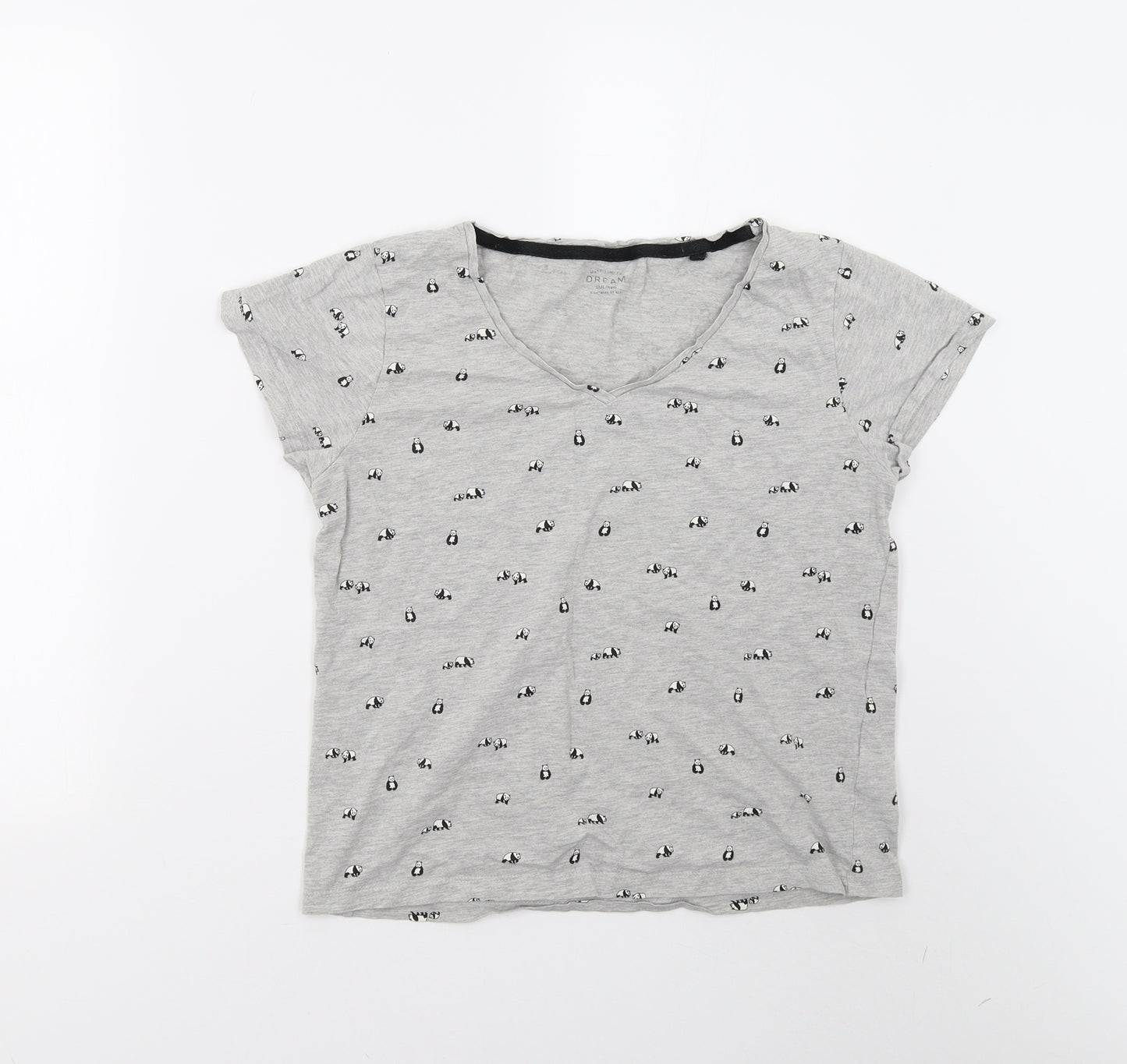 NEXT Womens Grey   Babydoll Pyjama Top Size S