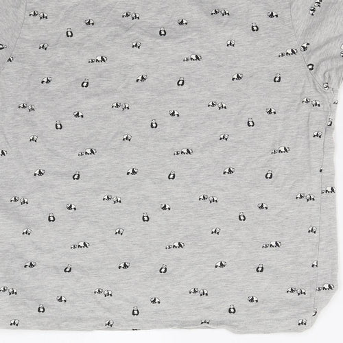 NEXT Womens Grey   Babydoll Pyjama Top Size S