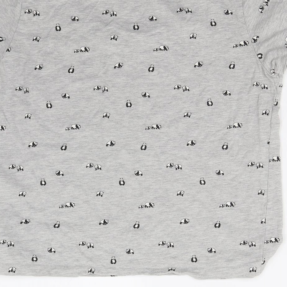 NEXT Womens Grey   Babydoll Pyjama Top Size S