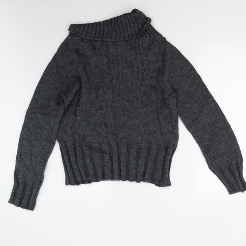 Sasha Womens Grey  Knit Pullover Jumper Size XL