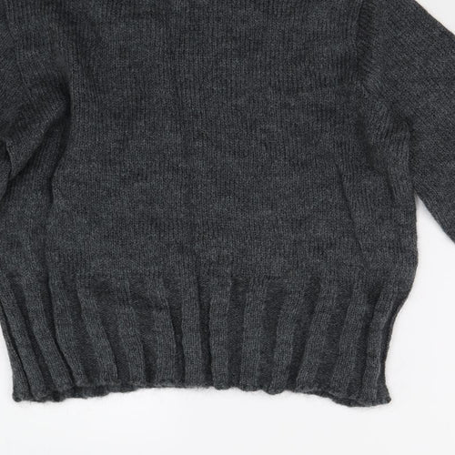Sasha Womens Grey  Knit Pullover Jumper Size XL