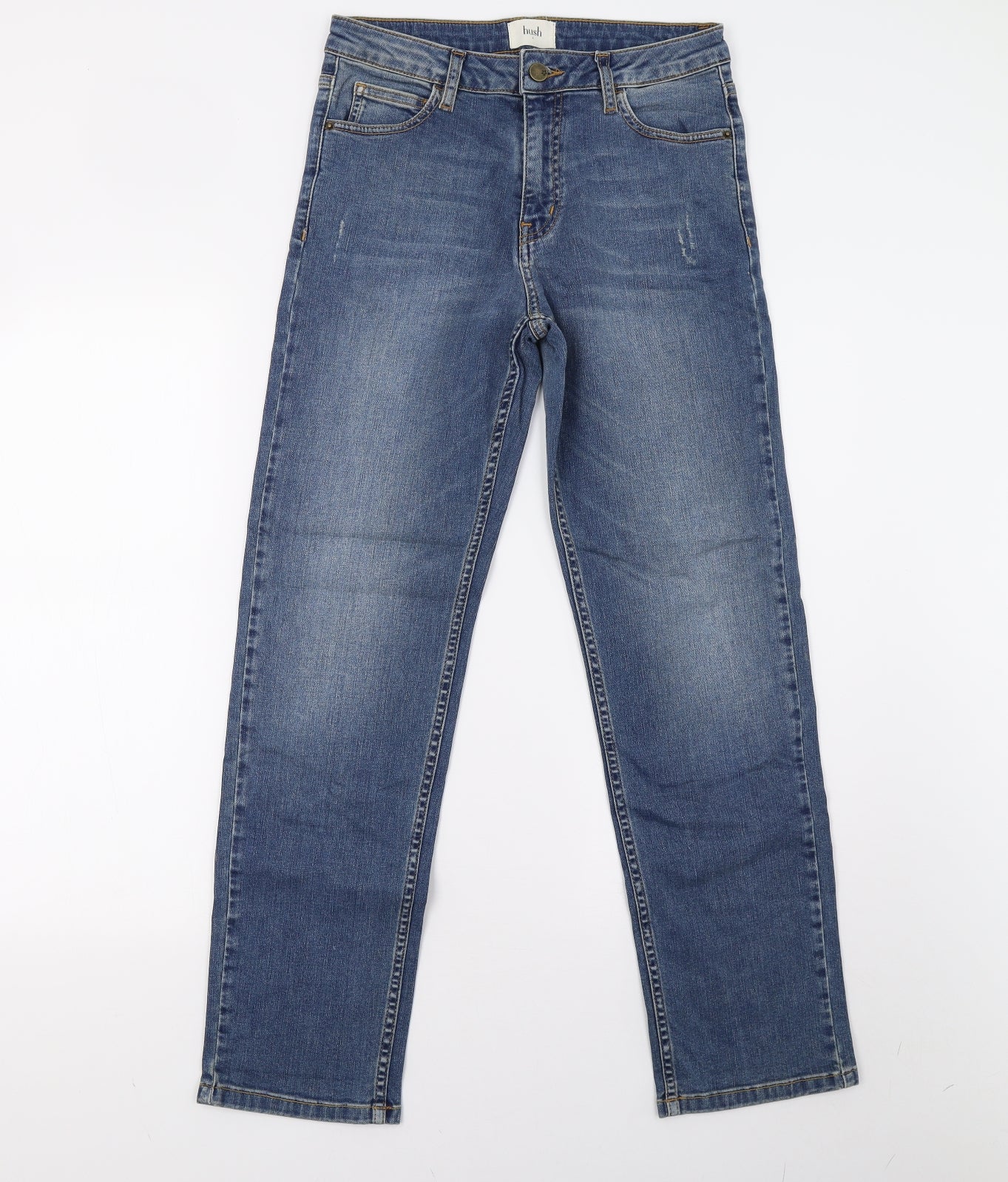 Hush Womens Blue  Denim Jegging Jeans Size 8 L28 in