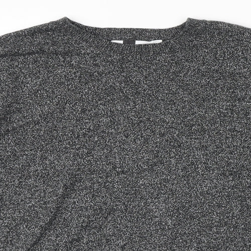 Topman Mens Grey  Knit Pullover Jumper Size S