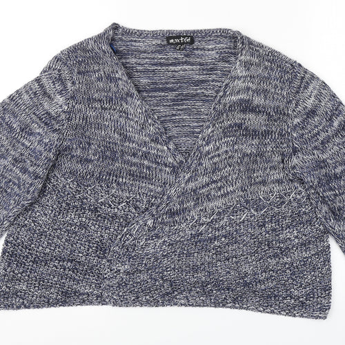 marble Womens Blue   Cardigan Jumper Size L