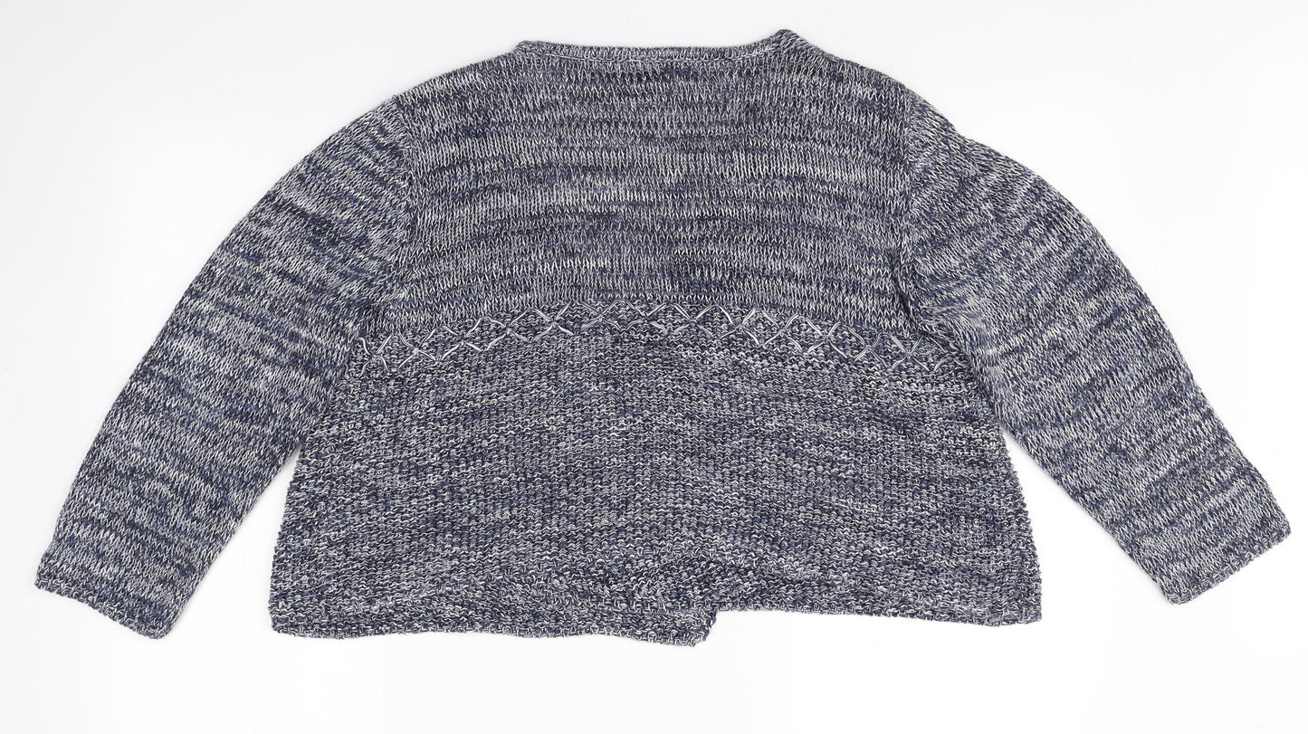 marble Womens Blue   Cardigan Jumper Size L