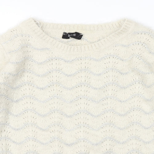 Klass Womens Ivory   Pullover Jumper Size S