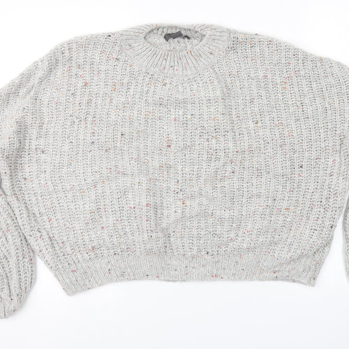Primark Womens Grey   Pullover Jumper Size M