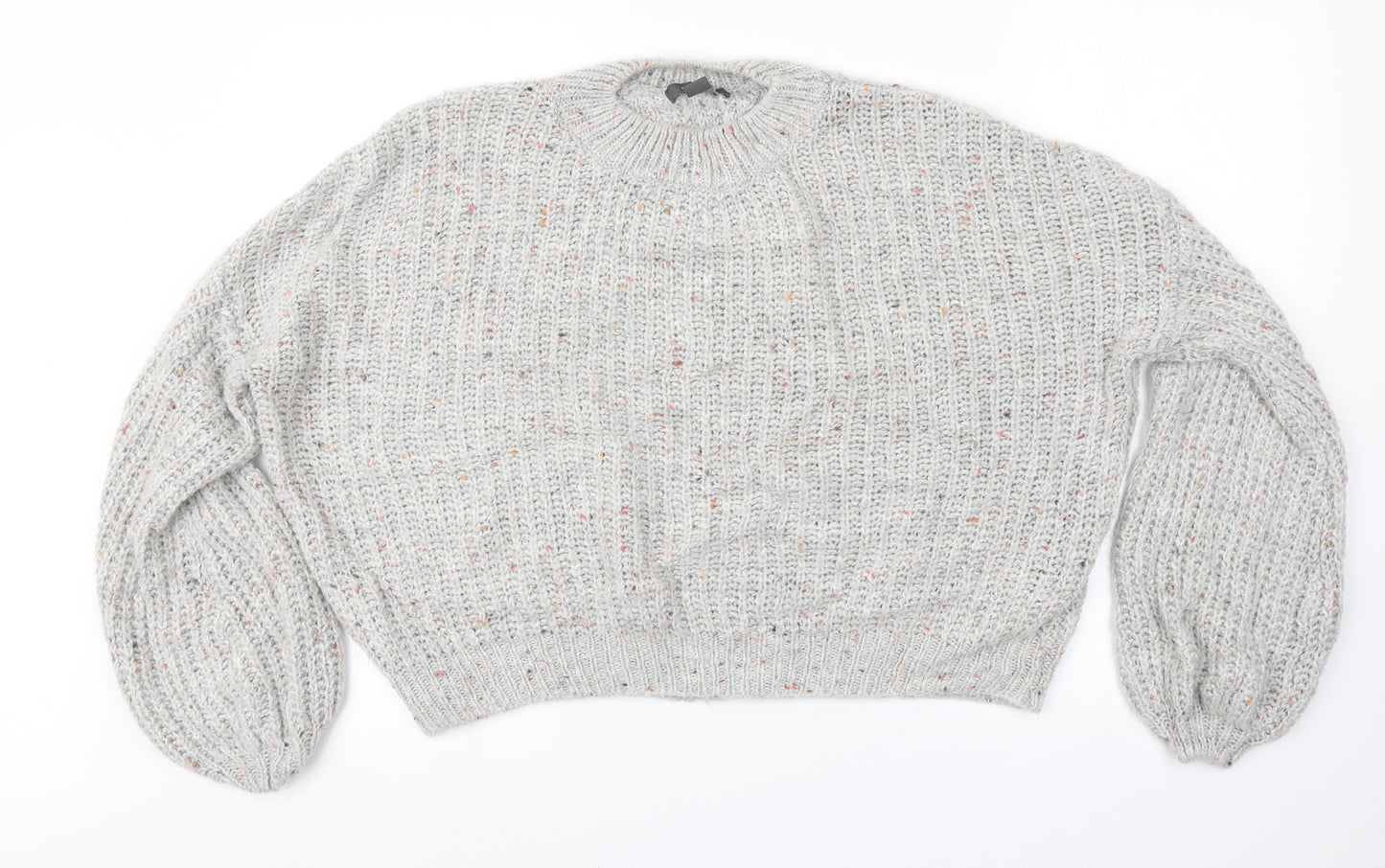 Primark Womens Grey   Pullover Jumper Size M
