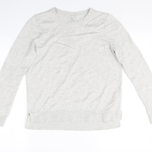 Preworn  Womens Grey  Knit Pullover Jumper Size 12