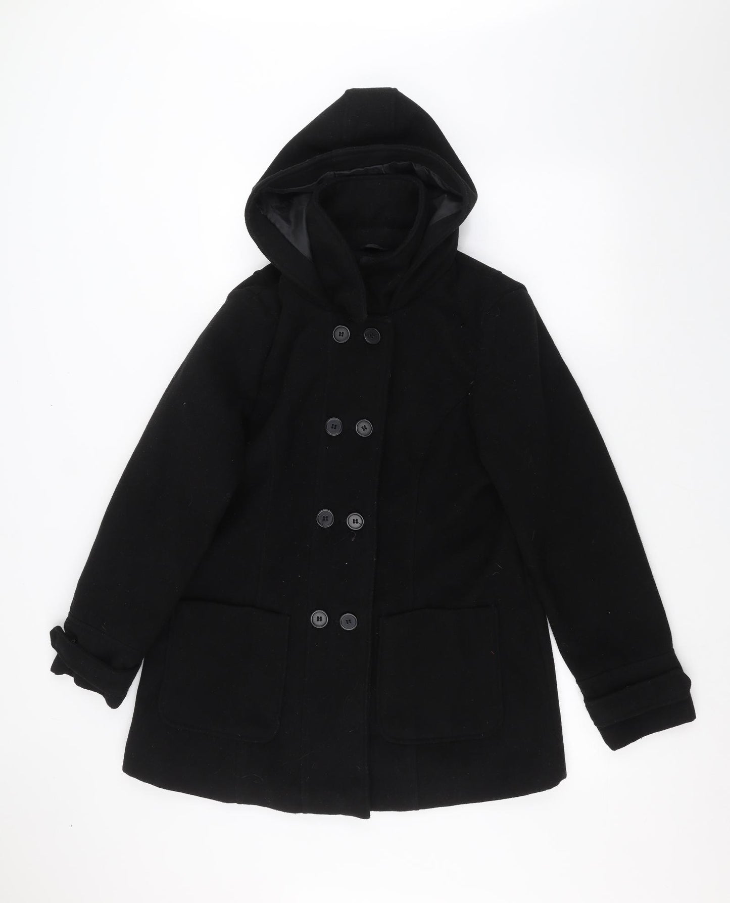 Atmosphere Womens Black   Parka Coat Size 16