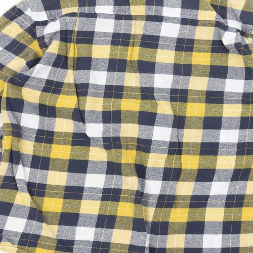 Atlas Mens Yellow    Dress Shirt Size M
