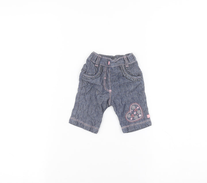 TU Baby Blue Jeans Size 0-3 Months