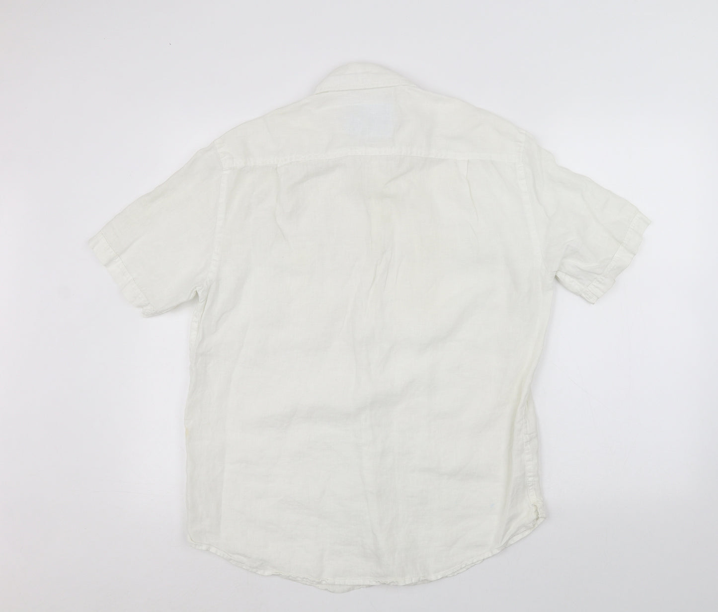 Marks and Spencer Mens White    Dress Shirt Size S