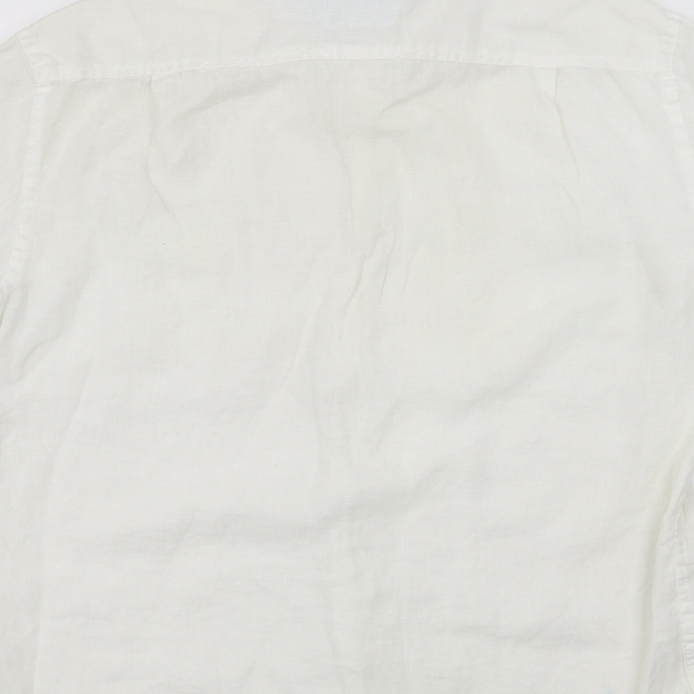 Marks and Spencer Mens White    Dress Shirt Size S