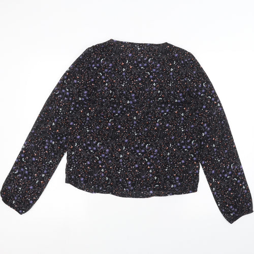 Jaqueline de Yong Womens Black   Basic Blouse Size 6