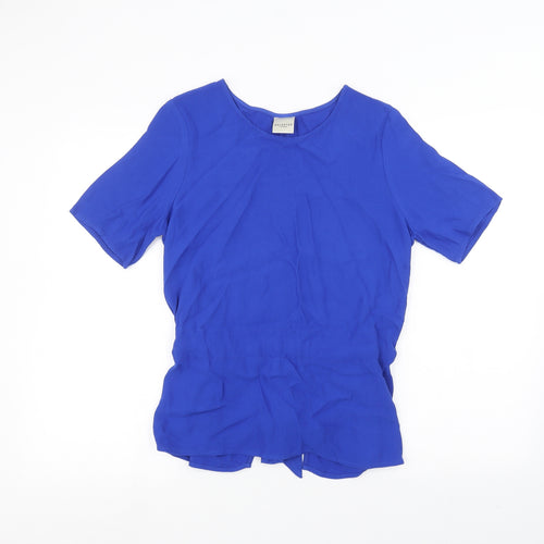 Selected Femme Womens Blue   Basic Blouse Size 6