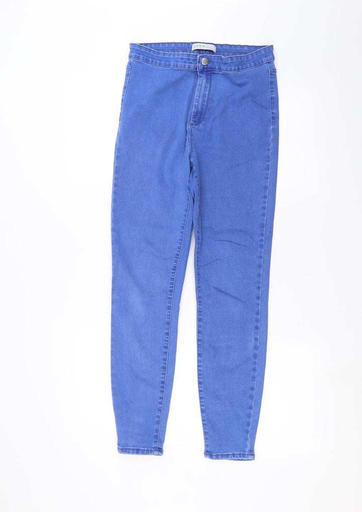 Denim & Co. Womens Blue Denim Skinny Jeans Size 14 L26 in