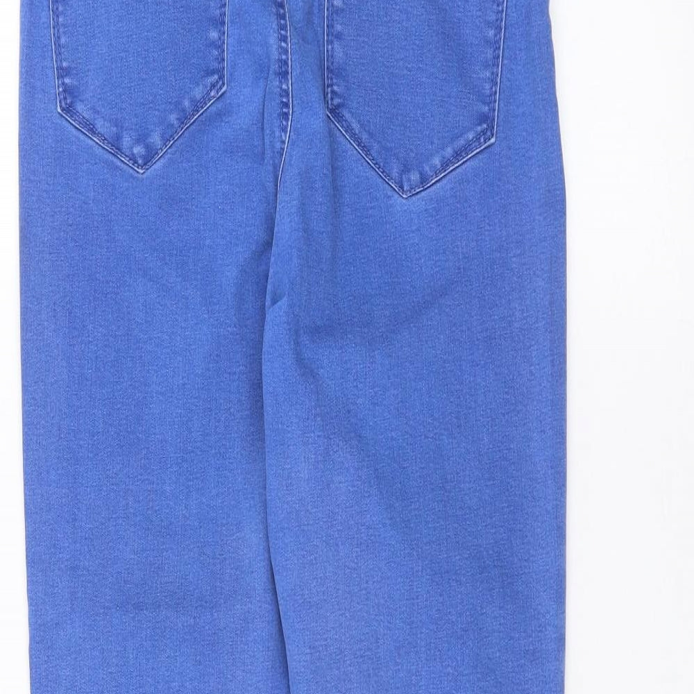 Denim & Co. Womens Blue  Denim Skinny Jeans Size 14 L26 in