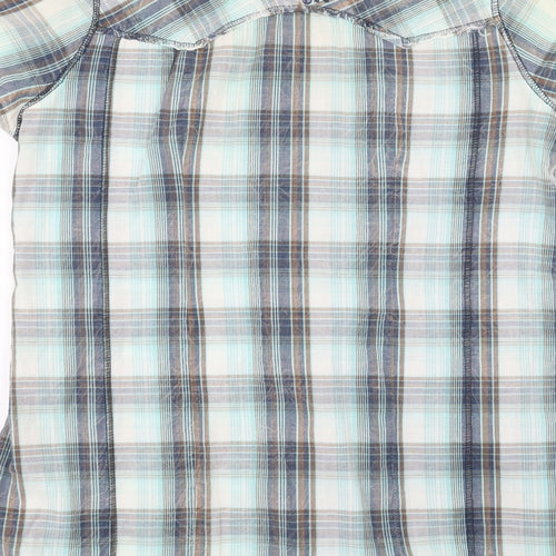 E-vie Womens White   Basic Button-Up Size 16