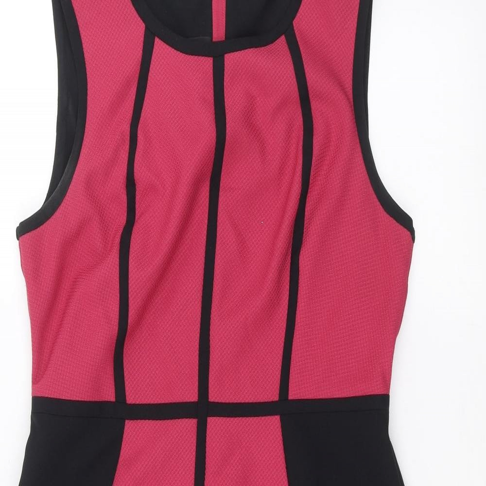 Dorothy Perkins Womens Pink   Pencil Dress  Size 14