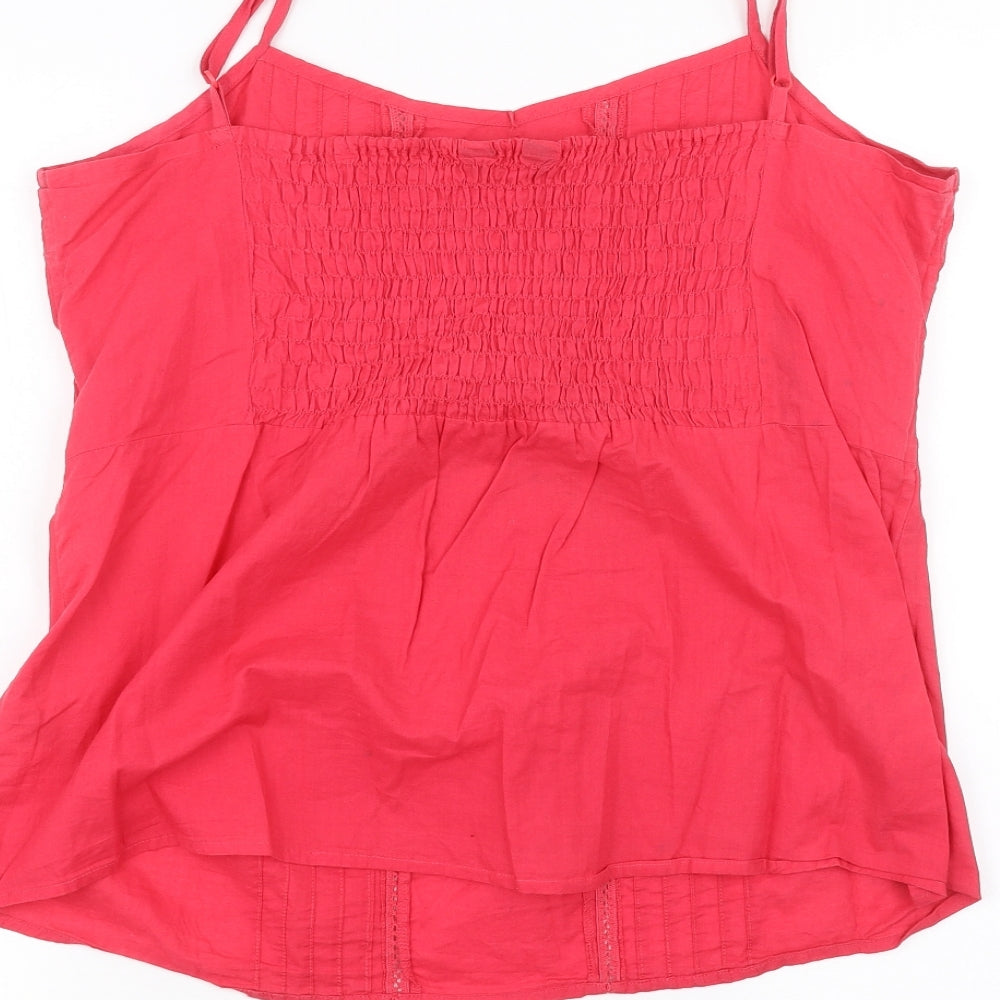 Dorothy Perkins Womens Red   Basic T-Shirt Size 16