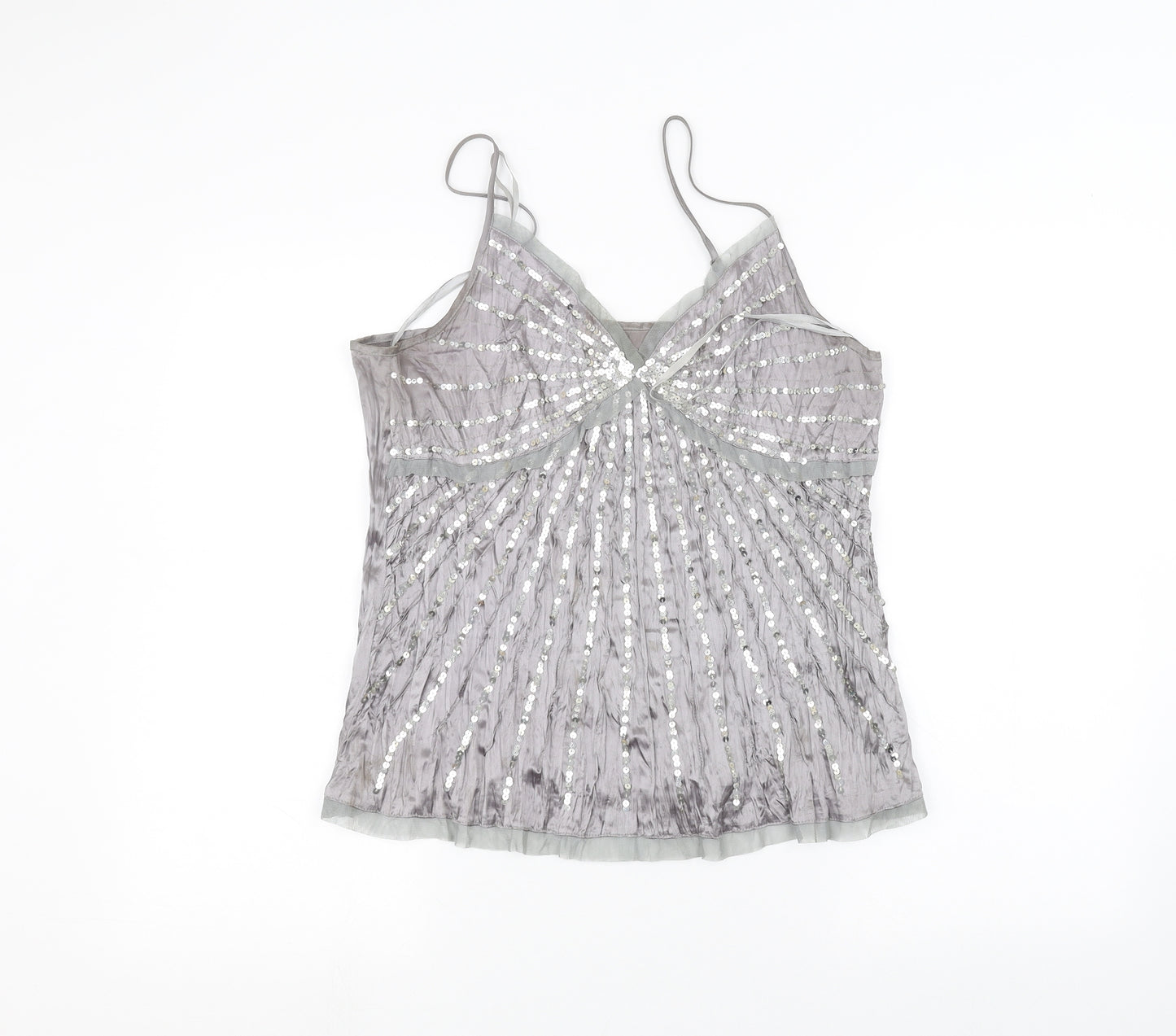 Bay Womens Grey   Basic Blouse Size 16