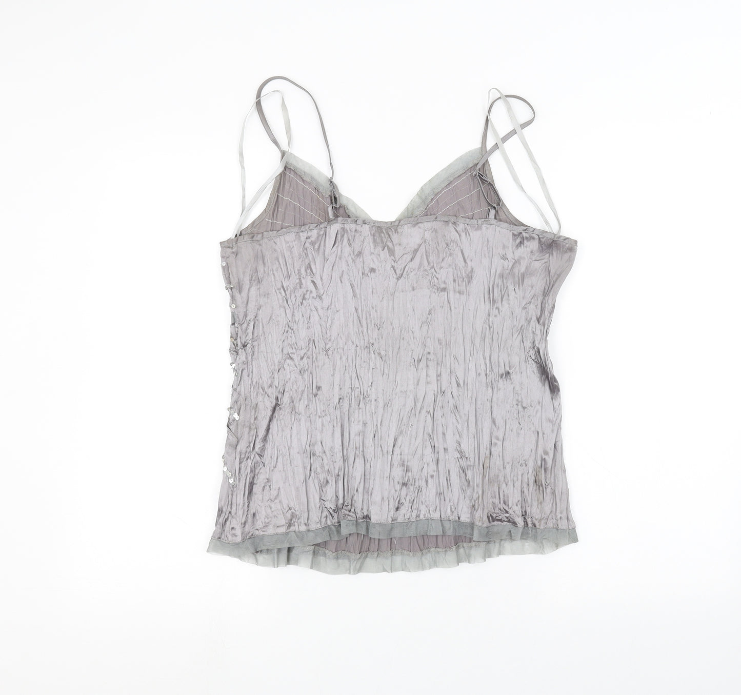 Bay Womens Grey   Basic Blouse Size 16