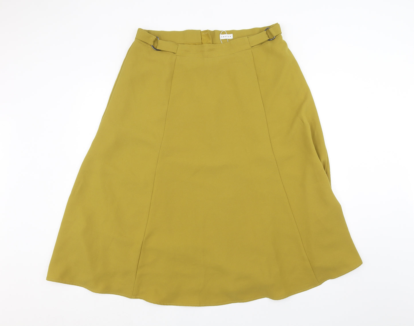 Eastex Womens Yellow   A-Line Skirt Size 18
