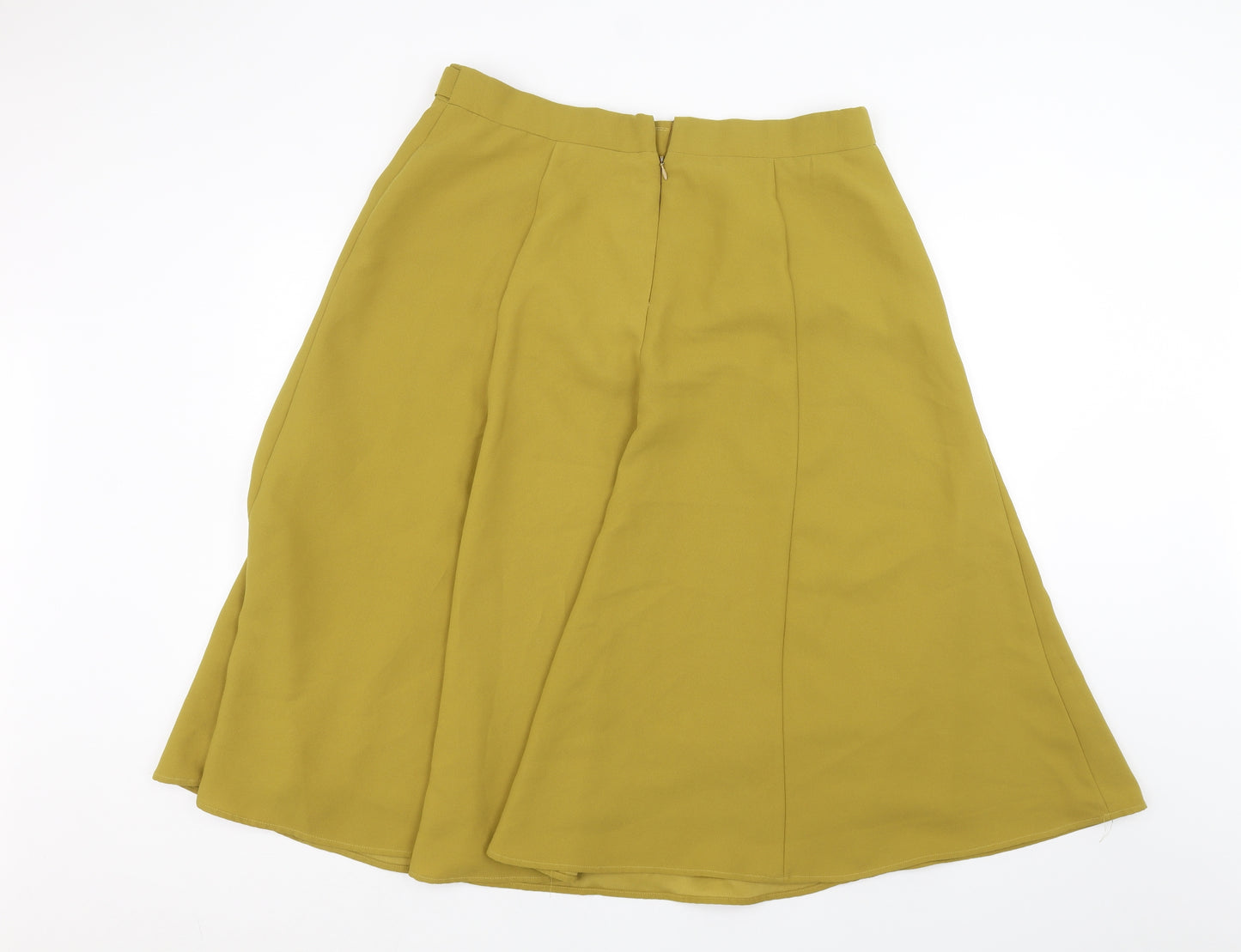 Eastex Womens Yellow   A-Line Skirt Size 18