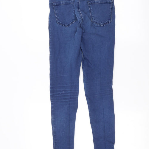 Topshop Womens Blue  Denim Skinny Jeans Size 27 L30 in