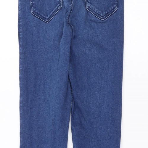 Topshop Womens Blue  Denim Skinny Jeans Size 27 L30 in