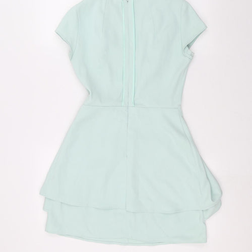 Topshop Womens Blue   Basic Blouse Size 8