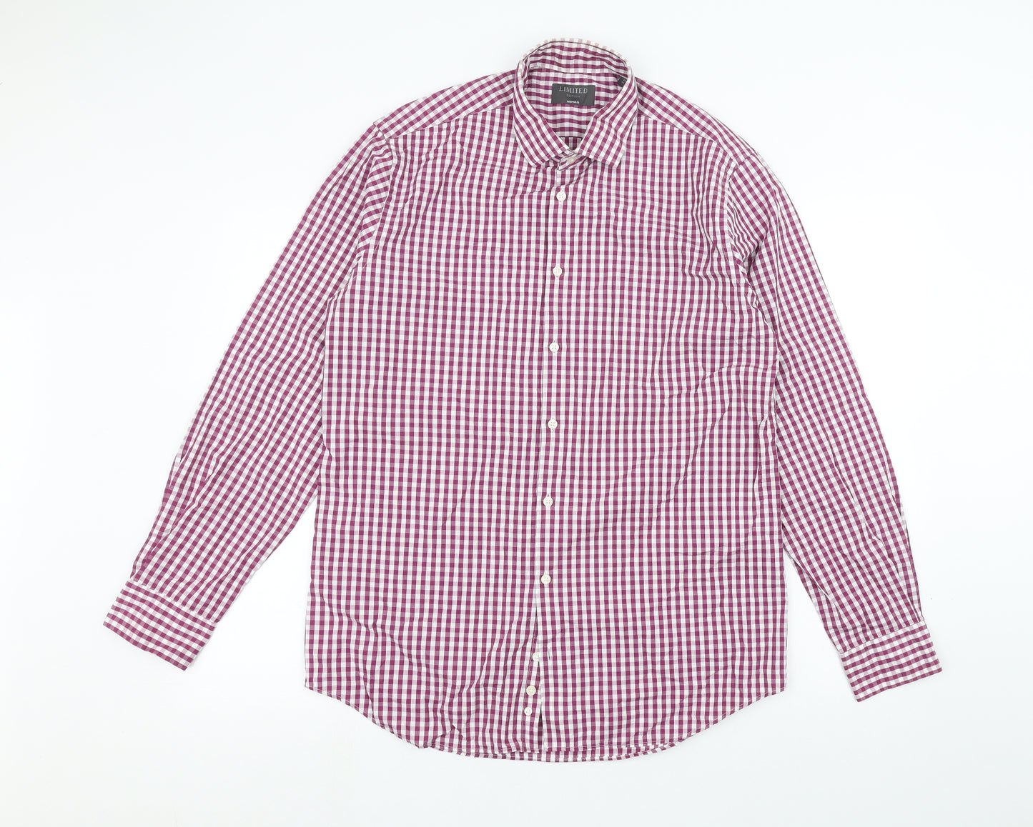 limited Mens White    Dress Shirt Size 16