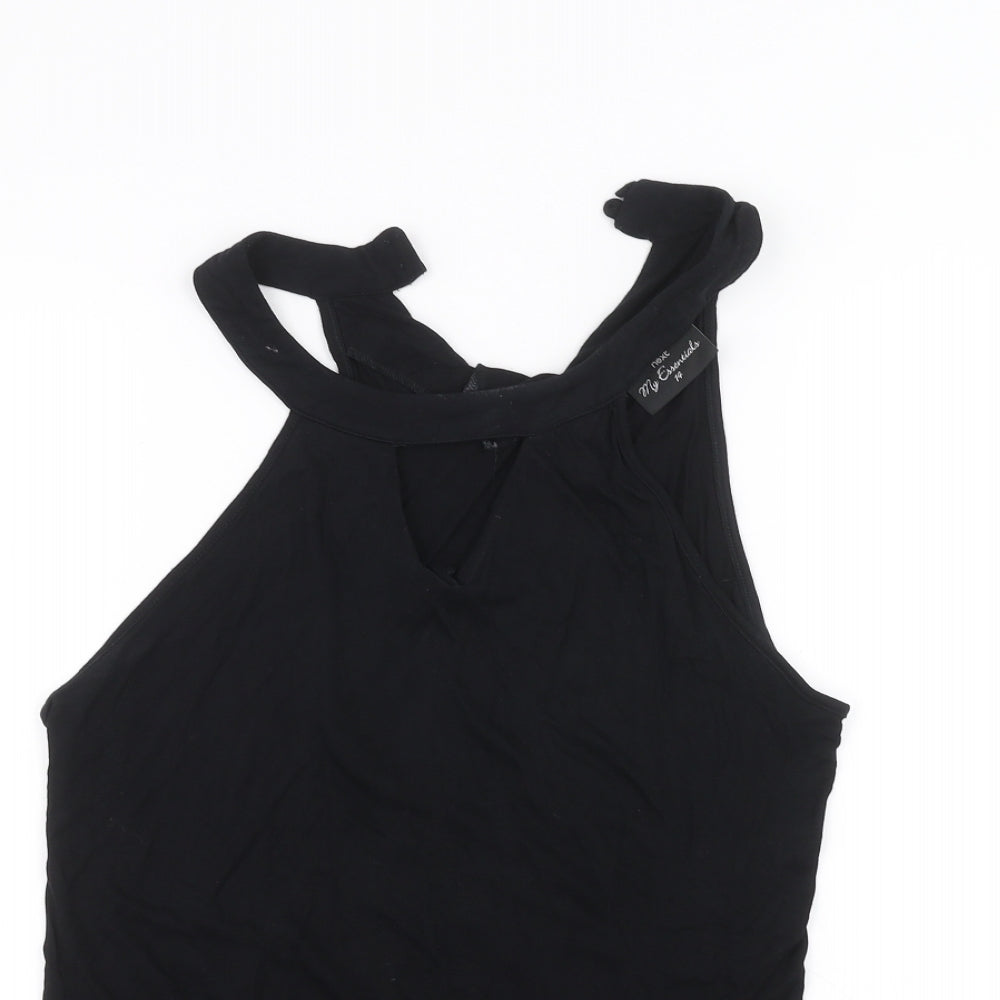 NEXT Womens Black   Basic T-Shirt Size 14